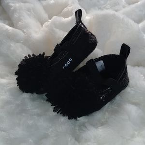 Adorable Sequins Infant Pom Pom shoes